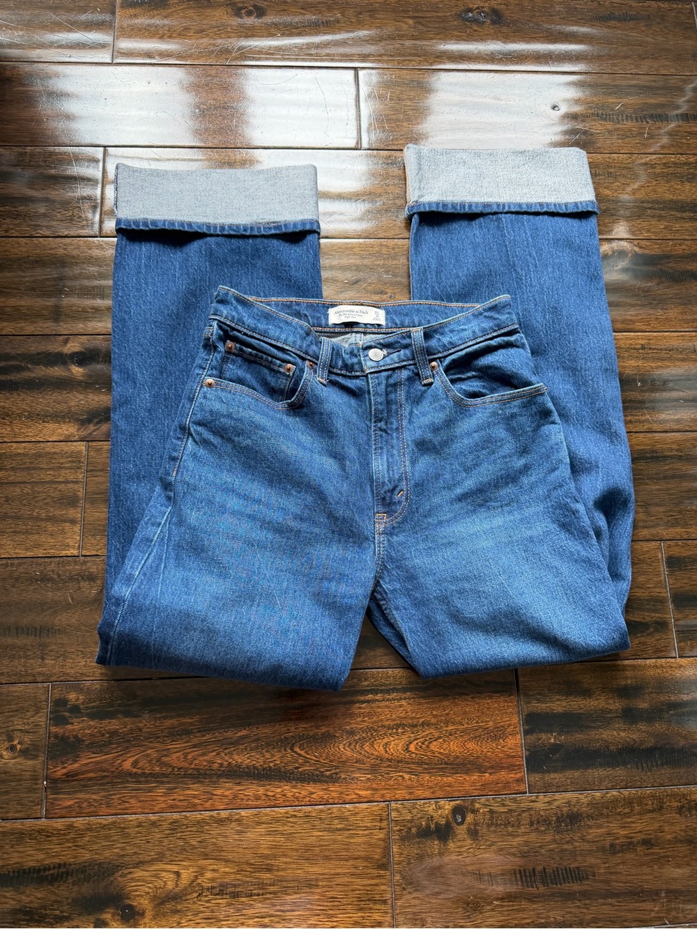 A&F Cuffed Hem Jeans